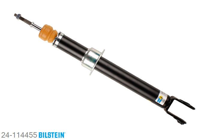 24-114455, Bilstein B4  Gas Schokdemper vooras, Jaguar XK Coupe, 3.5 XK,  4.2 XK8,  4.2 XKR, 03/2006-, without electronic suspension control, without CATS, Standaard lengte, geschikt voor gebruik met verlagingsveren tot -30mm