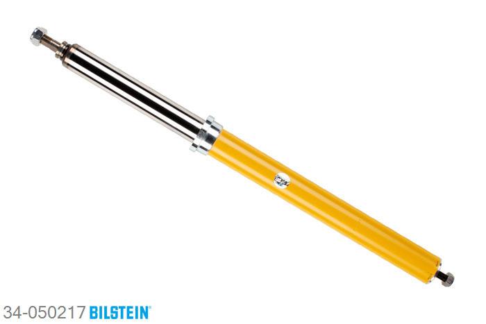 34-050217, Bilstein B6  Sport Schokdemper achteras, Toyota COROLLA Liftback (_E10_), 1.6 GLI, 07/1992-04/1997, without ride height adjustment / Front axle for bolted struts only / Rear axle for bolted struts only, Standaard lengte, geschikt voor gebruik met verlagingsveren tot -40mm