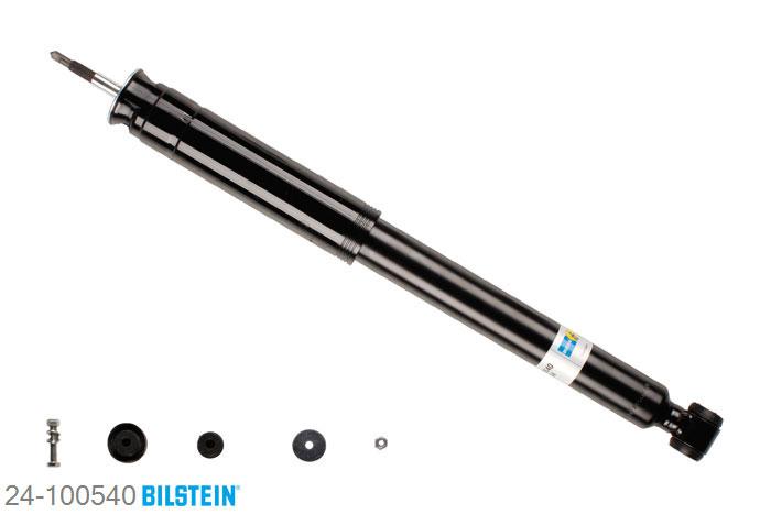 24-100540, Bilstein B4  Gas Schokdemper vooras, Mercedes E-CLASS Estate (S210), "E 200 T Kompressor,  E 220 T CDI,  E 240 T,E 270 T CDI,  E 320 T CDI", 07/1999-03/2003, with standard chassis, Standaard lengte, geschikt voor gebruik met verlagingsveren tot -30mm