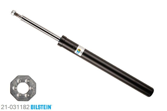 21-031182, Bilstein B4  Gas Schokdemper vooras, BMW 5 (E34), 520 i 24V, 09/1989-09/1995, with sports suspension, without lowered chassis, Standaard lengte, geschikt voor gebruik met verlagingsveren tot -30mm