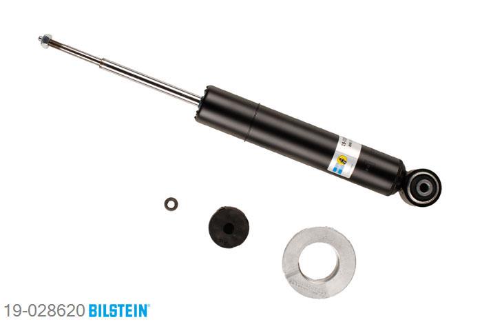 19-028620, Bilstein B4  Gas Schokdemper vooras, Nissan PRIMERA Hatchback (P11), 1.6 16V,  1.8 16V,  2.0 16V,  2.0 TD, 09/1996-07/2002, Opening Temperature Hub Length [mm], with standard chassis / Rear axle Vehicle Production Country: Great Britain, Standaard lengte, geschikt voor gebruik met verlagingsveren tot -30mm