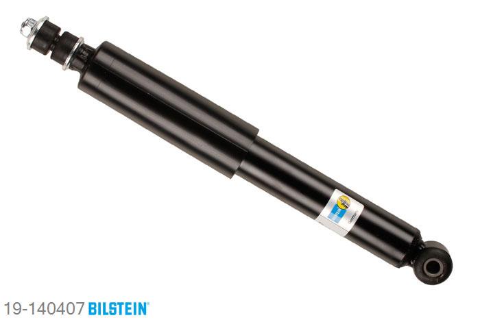 19-140407, Bilstein B4  Gas Schokdemper vooras, Ssang Young KORANDO Cabrio (KJ), 2.3,  2.9 D,  2.9 TD,  3.2, 06/1997-, Standaard lengte, geschikt voor gebruik met verlagingsveren tot -30mm