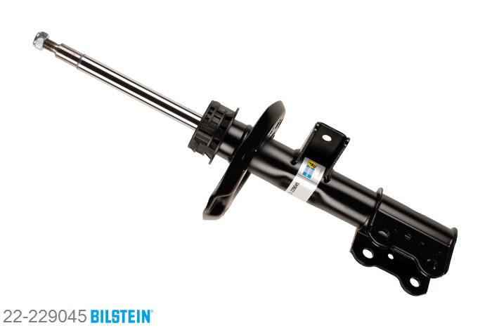 22-229045, Bilstein B4  Gas Schokdemper vooras rechts, Mercedes B-CLASS (W246), "B 180,  B 180 CDI,  B 200,  B 200 CDI,B 220 CDI,  B 250", 11/2011-, with sports suspension, Standaard lengte, geschikt voor gebruik met verlagingsveren tot -30mm