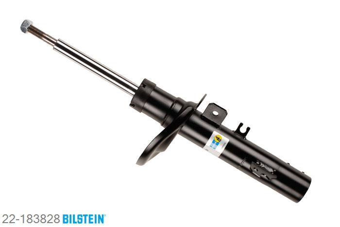 22-183828, Bilstein B4  Gas Schokdemper vooras links, Peugeot 207 SW (WK_), 1.4,  1.4 16V,  1.6 16V,  1.6 HDi, 06/2007-, with standard chassis / Front axle strutdiameter 51 mm, Standaard lengte, geschikt voor gebruik met verlagingsveren tot -30mm