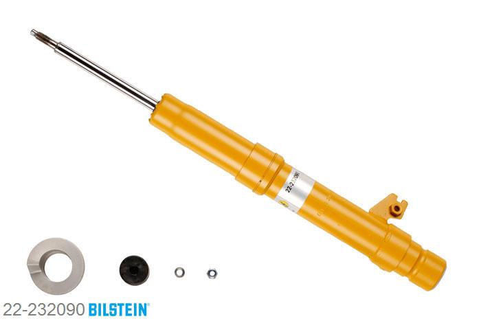 22-232090, Bilstein B6  Sport Schokdemper vooras links, Mazda 6 (GH), "1.8 MRZ,  2.0 MRZ,  2.0 MRZ-CD,  2.0 MZR,2.2 D,  2.2 MRZ-CD,  2.5 MRZ", 08/2007-, Standaard lengte, geschikt voor gebruik met verlagingsveren tot -40mm