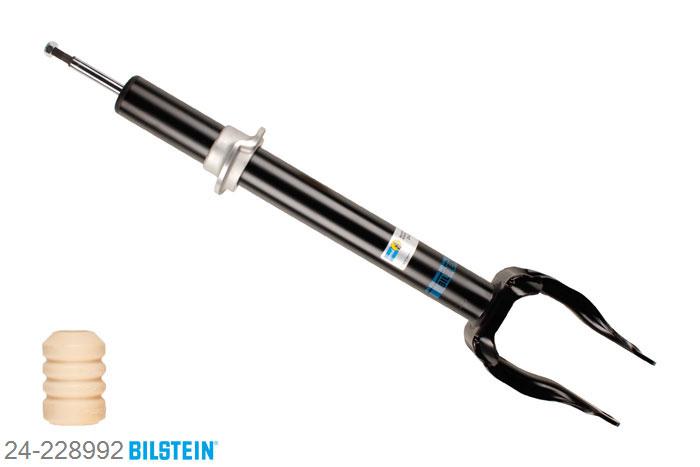 24-228992, Bilstein B4  Gas Schokdemper vooras, Mercedes M-CLASS (166), "ML 250 CDI BlueTec 4-matic,ML 350 BlueEfficiency 4-matic,ML 350 BlueTec 4-matic,  ML 350 CDI 4-matic,ML 500 4-matic,  ML 63 AMG 4-matic", 06/2011-, with standard chassis, with coil-spring suspension, Standaard lengte, geschikt voor gebruik met verlagingsveren tot -30mm