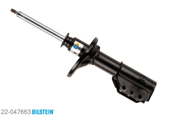 22-047663, Bilstein B4  Gas Schokdemper vooras rechts, Mazda 323 F V (BA), 2.0 24V, 08/1994-09/1998, without ABS, Standaard lengte, geschikt voor gebruik met verlagingsveren tot -30mm