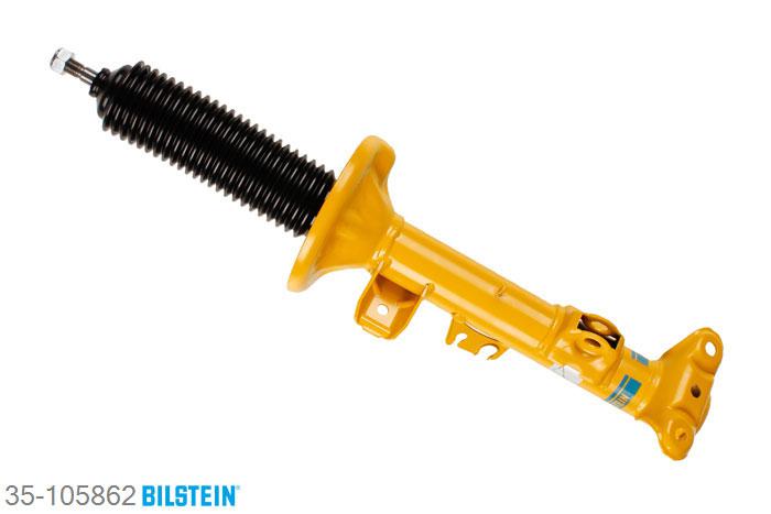 35-105862, Bilstein B6  Sport Schokdemper vooras rechts, BMW 3 Convertible (E36), M3 3.0,  M3 3.2, 01/1994-04/1999, Country Vers. Shorten by, Standaard lengte, geschikt voor gebruik met verlagingsveren tot -40mm