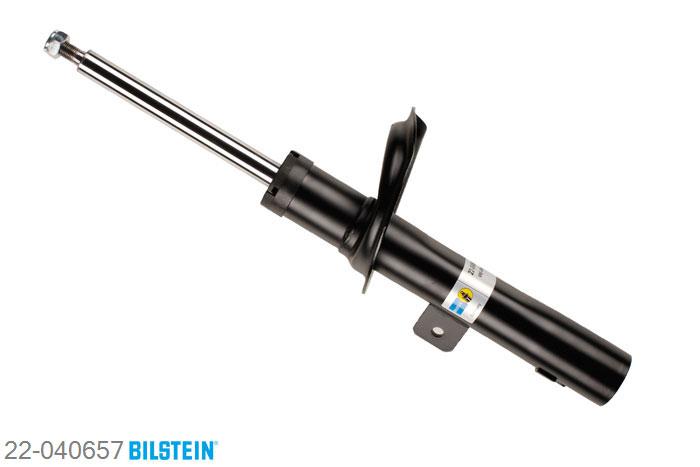 22-040657, Bilstein B4  Gas Schokdemper vooras links, Peugeot 306 (7B, N3, N5), "1.1,  1.4,  1.4 SL,  1.6,  1.6 SR,  1.8,1.8 16V,  1.8 D,  1.8 ST,  1.9 D,  1.9 SLD,1.9 SRDT,  1.9 STD,  2.0,  2.0 HDI 90,2.0 S16,  2.0 ST", 02/1994-05/2001, with standard chassis, Standaard lengte, geschikt voor gebruik met verlagingsveren tot -30mm