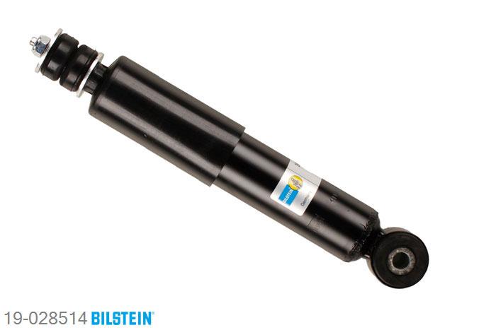 19-028514, Bilstein B4  Gas Schokdemper vooras, VW TRANSPORTER IV Box (70XA), "1.9 D,  1.9 TD,  2.0,  2.4 D,  2.4 D Syncro,2.5,  2.5 Syncro,  2.5 TDI,  2.5 TDI Syncro,2.8 VR6", 07/1990-04/2003, Rear axle To Payload 1000 kg, Standaard lengte, geschikt voor gebruik met verlagingsveren tot -30mm