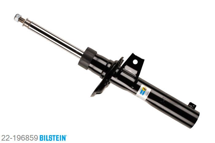 22-196859, Bilstein B4  Gas Schokdemper vooras, VW SHARAN (7N), "1.4 TSI,  1.8 TSI,  2.0 TDI,  2.0 TDI 4motion,2.0 TSI", 05/2010-, with standard chassis, without electronic suspension control / Rear axle without ride height adjustment, Standaard lengte, geschikt voor gebruik met verlagingsveren tot -30mm