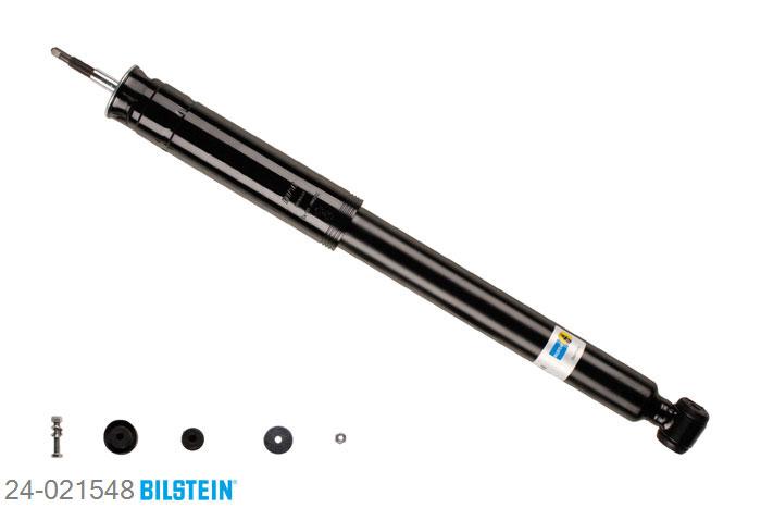 24-021548, Bilstein B4  Gas Schokdemper vooras, Mercedes E-CLASS (W210), "E 200 CDI,  E 220 CDI,  E 230,  E 250 D,E 250 Turbo-D,  E 280,  E 290 Turbo-D,E 300 D,  E 300 Turbo-D,  E 320,  E 420", 01/1996-03/2002, mark: Heavy Duty, Standaard lengte, geschikt voor gebruik met verlagingsveren tot -30mm