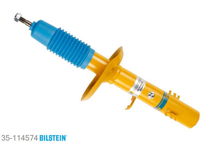 35-114574, Bilstein B6  Sport Schokdemper vooras rechts, BMW X3 (E83), "2.0 d,  2.0 i,  2.5 i,  2.5 si,  3.0 d,  3.0 i,3.0 sd,  3.0 si,  xDrive18d,  xDrive20d,xDrive20i,  xDrive25i,  xDrive30d,xDrive30i,  xDrive35d", 01/2004-, without pneumatic suspension, Standaard lengte, geschikt voor gebruik met verlagingsveren tot -40mm