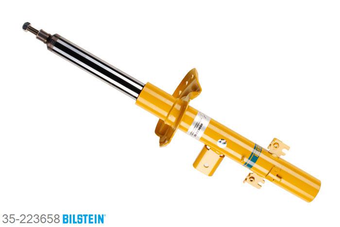 35-223658, Bilstein B6  Sport Achteras rechts, Landrover RANGE ROVER EVOQUE, 2.0,  2.2,  2.2 SD4,  2.2 TD4, 06/2011-, with standard chassis, without electronic suspension control, without active stabilizer, Standaard lengte, geschikt voor gebruik met verlagingsveren tot -40mm