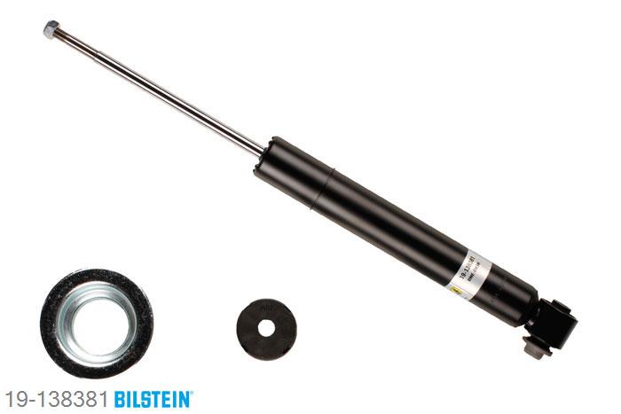 19-138381, Bilstein B4  Gas Schokdemper achteras, BMW 5 (E60), "3.0,  520d,  520i,  523i,  525d,  525i,  530 d,530d,  530i,  535d", 09/2004-03/2010, with standard chassis, Standaard lengte, geschikt voor gebruik met verlagingsveren tot -30mm