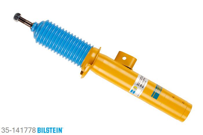 35-141778, Bilstein B6  Sport Schokdemper vooras rechts, BMW 5 (E60), "525d xDrive,  525i xDrive,  525xd,  525xi,530d xDrive,  530i xDrive,  530xd,  530xi", 01/2007-03/2010, Standaard lengte, geschikt voor gebruik met verlagingsveren tot -40mm