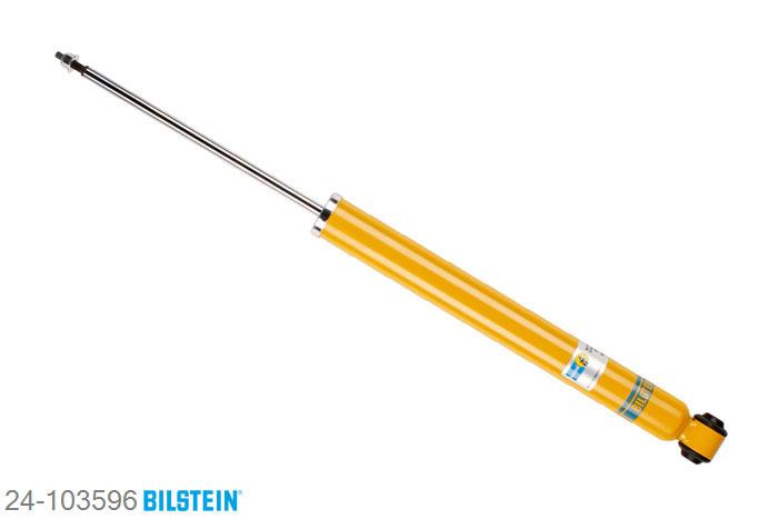 24-103596, Bilstein B8  Sprint - 20mm ingekorte sport Schokdemper achteras, Ford FIESTA V (JH_, JD_), "1.0,  1.25 16V,  1.3,  1.4 16V,  1.4 TDCi,1.6,  1.6 16V,  1.6 Flex,  1.6 TDCi,  ST150", 11/2001-, with standard chassis, with sports suspension Geschikt voor gebruik met verlagingsveren tot -60mm