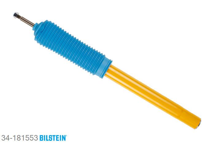 34-181553, Bilstein B6  Sport Schokdemper vooras, BMW 7 (E32), 730 i,iL,  735 i,iL,  750 i,iL V12, 09/1986-09/1994, with standard chassis, without electronic suspension control, without ride height adjustment, Standaard lengte, geschikt voor gebruik met verlagingsveren tot -40mm