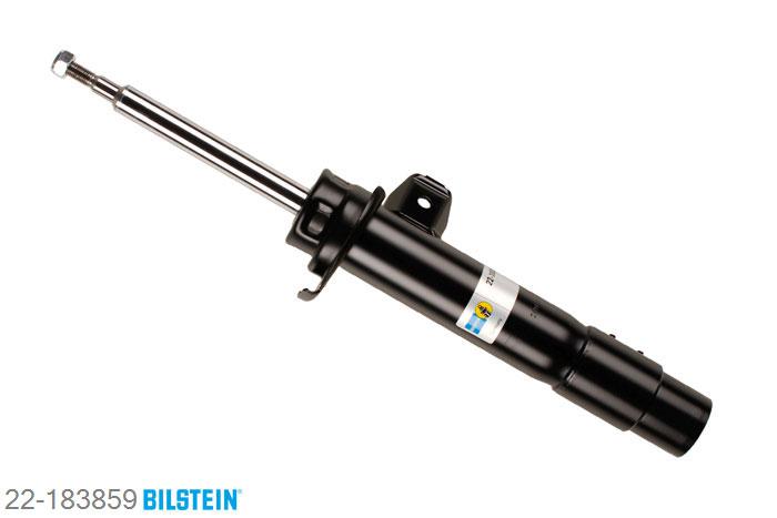 22-183859, Bilstein B4  Gas Schokdemper vooras rechts, BMW X1 (E84), "xDrive 20 d,  xDrive 25 d,  xDrive18d,xDrive20d,  xDrive20i,  xDrive23d,xDrive25i,  xDrive28i", 03/2009-, Standaard lengte, geschikt voor gebruik met verlagingsveren tot -30mm