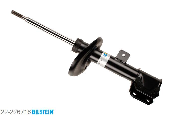 22-226716, Bilstein B4  Gas Schokdemper vooras links, Citroen C4 Grand Picasso (UA_), "1.6 16V,  1.6 e-HDi 110,  1.6 HDi,1.6 HDi 110,  1.6 THP 140,  1.6 THP 155,1.6 VTi 120,  1.8 i 16V,  2.0 HDi,2.0 HDi 165,  2.0 i 16V", 10/2006-, with standard chassis, equipment: incl. Air Susp. Rear, Standaard lengte, geschikt voor gebruik met verlagingsveren tot -30mm