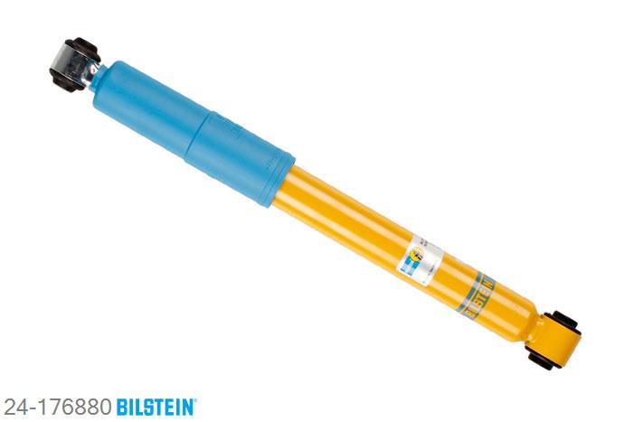 24-176880, Bilstein B6  Sport Schokdemper achteras, Citroen C3, "1.0 VTi 68,  1.1,  1.1 BiFuel,  1.2 VTi 82,1.4,  1.4 16V,  1.4 Flex,  1.4 HDi,1.6 16V,  1.6 Flex,  1.6 HDi,  1.6 HDi 115", 11/2009-, Standaard lengte, geschikt voor gebruik met verlagingsveren tot -40mm