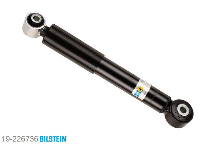 19-226736, Bilstein B4  Gas Schokdemper achteras, Peugeot PARTNER Tepee, 1.6,  1.6 Flex,  1.6 HDi,  1.6 HDi 90, 04/2008-, with standard chassis / Rear axle equipment: (+) Extra Seat, Standaard lengte, geschikt voor gebruik met verlagingsveren tot -30mm