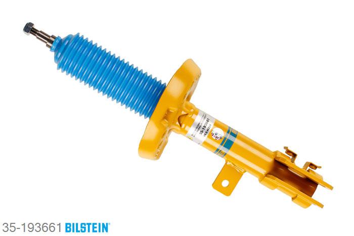 35-193661, Bilstein B6  Sport Schokdemper vooras rechts, Hyundai i30, 1.4,  1.6,  1.6 CRDi,  2.0,  2.0 CRDi, 10/2007-11/2011, Standaard lengte, geschikt voor gebruik met verlagingsveren tot -40mm