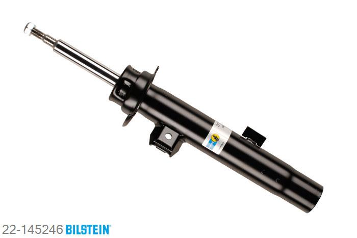 22-145246, Bilstein B4  Gas Schokdemper vooras links, BMW 3 Convertible (E93), "1.9,  2.5,  3.0,  318i,  320d,  320i,  325d,
325i,  330d,  330i,  335i", 03/2007-, with standard chassis, Standaard lengte, geschikt voor gebruik met verlagingsveren tot -30mm