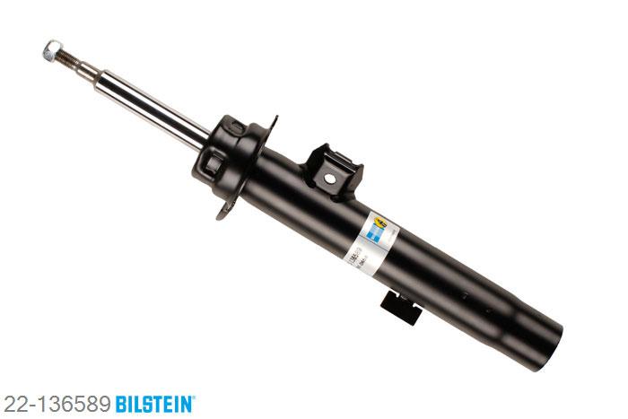 22-136589, Bilstein B4  Gas Schokdemper vooras rechts, BMW 3 Coupe (E92), "2.0,  2.5,  3.0,  316 i,  318i,  320 i,  320d,320i,  325d,  325i,  330d,  330i,  335d,335i", 09/2006-, with standard chassis, Standaard lengte, geschikt voor gebruik met verlagingsveren tot -30mm