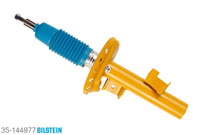 35-144977, Bilstein B6  Sport Schokdemper vooras rechts, Volvo V70 III Estate, "1.6 D,  1.6 DRIVe,  2.0,  2.0 D,  2.0 FlexFuel,2.0 T,  2.4 D,  2.4 D5,  2.5 T,2.5 T FlexFuel,  2.5 T FlexiFuel,  3.2,  D3,D5,  T4,  T5", 08/2007-, with standard chassis, without electronic suspension control, without ride height adjustment, Standaard lengte, geschikt voor gebruik met verlagingsveren tot -40mm