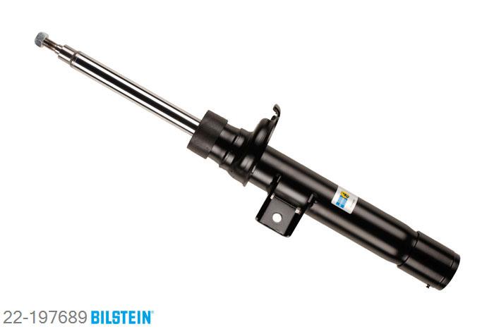 22-197689, Bilstein B4  Gas Schokdemper vooras rechts, BMW X3 (F25), "sDrive 18d,  xDrive 20 d,  xDrive 20d,xDrive 20i,  xDrive 28 i,  xDrive 28i,xDrive 30d,  xDrive 35d,  xDrive 35i", 09/2010-, with standard chassis, Standaard lengte, geschikt voor gebruik met verlagingsveren tot -30mm