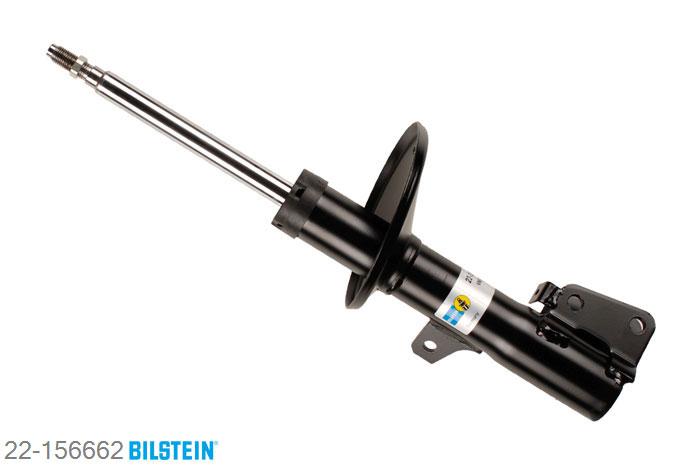22-156662, Bilstein B4  Gas Schokdemper vooras rechts, Renault TWINGO (C06_), 1.2 16V, 01/2001-, Rear axle -> 03/01, Standaard lengte, geschikt voor gebruik met verlagingsveren tot -30mm