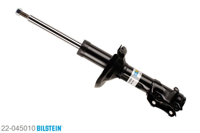22-045010, Bilstein B4  Gas Schokdemper vooras, Seat IBIZA III (6K1), "1.0,  1.0 16V,  1.4,  1.4 16V,  1.6,  1.9 SDI,1.9 TDI", 08/1999-02/2002, with standard chassis, Standaard lengte, geschikt voor gebruik met verlagingsveren tot -30mm
