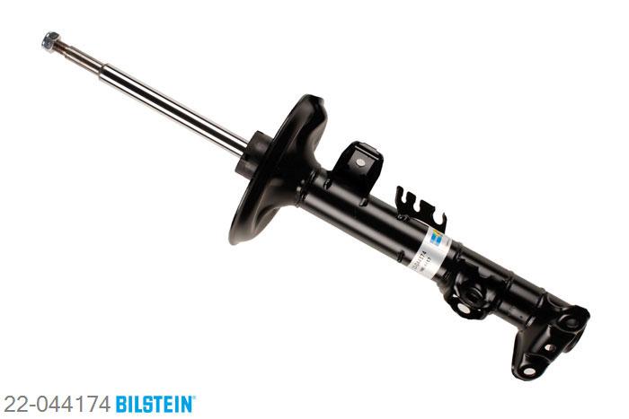 22-044174, Bilstein B4  Gas Schokdemper vooras links, BMW 3 (E36), 320 i,  325 i,  325 td, 09/1990-02/1998, with standard chassis, Standaard lengte, geschikt voor gebruik met verlagingsveren tot -30mm