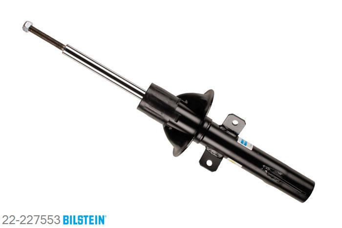 22-227553, Bilstein B4  Gas Schokdemper vooras, Ford PUMA (EC_), 1.4 16V,  1.6 16V,  1.7 16V, 03/1997-06/2002, with standard chassis / Rear axle 08/98 ->, Standaard lengte, geschikt voor gebruik met verlagingsveren tot -30mm