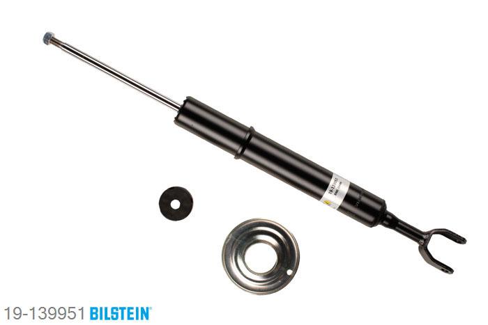 19-139951, Bilstein B4  Gas Schokdemper vooras, Audi A6 Avant (4F5), "2.0 TDI,  2.0 TFSI,  2.4,  2.4 quattro,2.7 TDI,  2.8 FSI,  2.8 FSI quattro,  3.0,3.0 TDi PF,  3.0 TFSI quattro,  3.2 FSI", 03/2005-10/2008, without ride height adjustment, without pneumatic suspension, Standaard lengte, geschikt voor gebruik met verlagingsveren tot -30mm