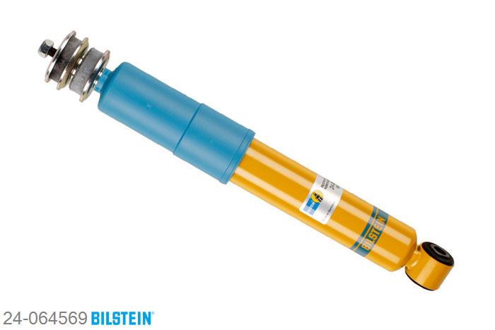 24-064569, Bilstein B6  Sport Schokdemper vooras, Mercedes M-CLASS (W163), ML 230,  ML 320,  ML 430, 02/1998-06/2005, Rear axle Without spring, Without suspension strut support bearing, Only in connection with A 163 350 09 06, Only in connection with A 163 350 10 06, Standaard lengte, geschikt voor gebruik met verlagingsveren tot -40mm