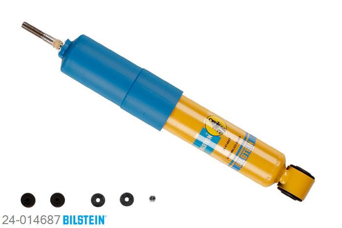 24-014687, Bilstein B6  4600 Schokdemper vooras, VW TARO, 2.4 D 4x4,  2.4 i 4x4, 06/1989-03/1997, Standaard lengte, geschikt voor gebruik met verlagingsveren tot -40mm