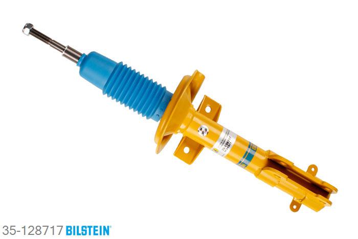 35-128717, Bilstein B6  Sport Schokdemper vooras, Ford MUSTANG Convertible, 4.0 V6,  4.6 V8,  5.4 V8, 12/2005-, Country Vers. Shorten by, Standaard lengte, geschikt voor gebruik met verlagingsveren tot -40mm