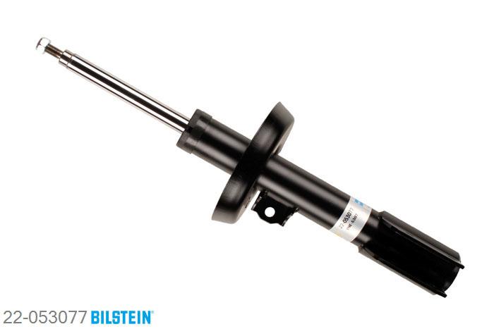 22-053077, Bilstein B4  Gas Schokdemper vooras rechts, Opel ASTRA G Convertible, "1.6,  1.6 16V,  1.8 16V,  2.0 16V Turbo,2.2 16V,  2.2 DTI", 09/2002-10/2005, Standaard lengte, geschikt voor gebruik met verlagingsveren tot -30mm