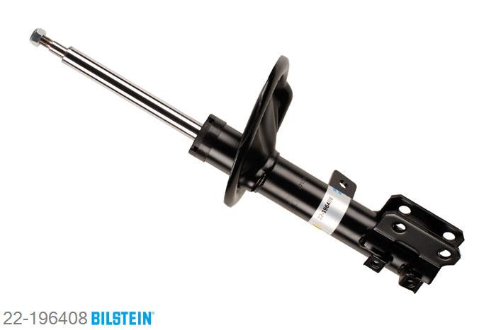 22-196408, Bilstein B4  Gas Schokdemper vooras links, Kia CEE'D Hatchback (ED), "1.6 CRDi 128,  1.6 CVVT,  1.4,  1.4 CVVT,  1.6,1.6 CRDi 115,  1.6 CRDi 128,  1.6 CRDi 90,1.6 CVVT,  2.0,  2.0 CRDi", 09/2007-, Standaard lengte, geschikt voor gebruik met verlagingsveren tot -30mm