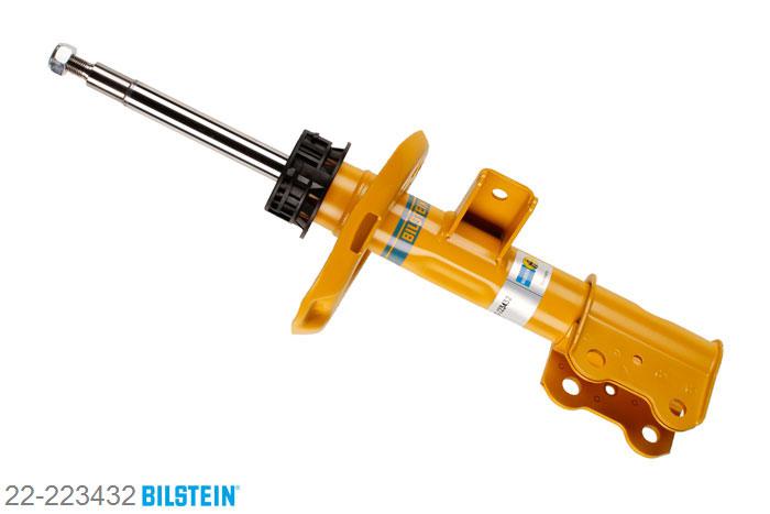 22-223432, Bilstein B8  Sprint - 20mm ingekorte sport Schokdemper vooras rechts, Mercedes A-CLASS (W176), "A 180,  A 180 CDI,  A 200,  A 200 CDI,A 220 CDI,  A 250", 06/2012-, with sports suspension, mark: excl. P84, without AMG Sports Package Geschikt voor gebruik met verlagingsveren tot -60mm
