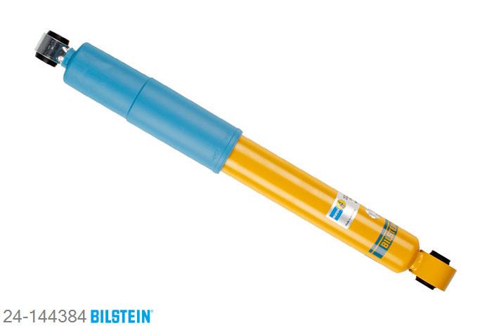 24-144384, Bilstein B6  4600 Schokdemper achteras, Nissan NAVARA (D40), "2.5 dCi,  2.5 dCi 4WD,  2.8 D,  4.0 4WD,4.0 D", 10/2004-, without electronic suspension control, Standaard lengte, geschikt voor gebruik met verlagingsveren tot -40mm