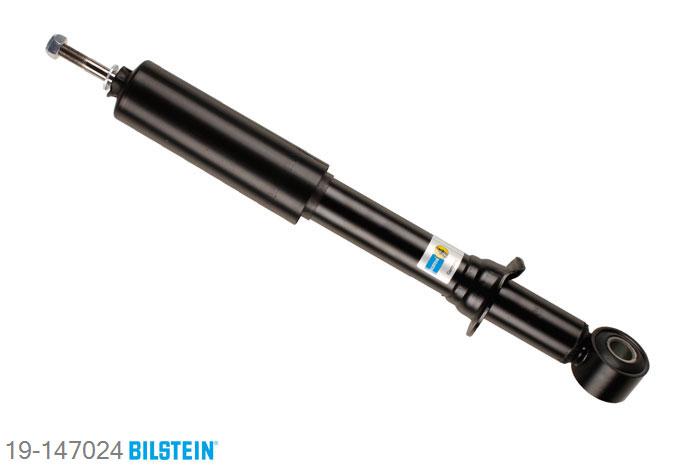 19-147024, Bilstein B4  Gas Schokdemper achteras, Toyota COROLLA Estate (_E12J_, _E12T_), 1.4 D,  1.4 VVT-i,  1.6 VVT-i,  1.8,  2.0 D-4D, 04/2004-02/2007, Country Vers. External Teeth, wheel side, Standaard lengte, geschikt voor gebruik met verlagingsveren tot -30mm