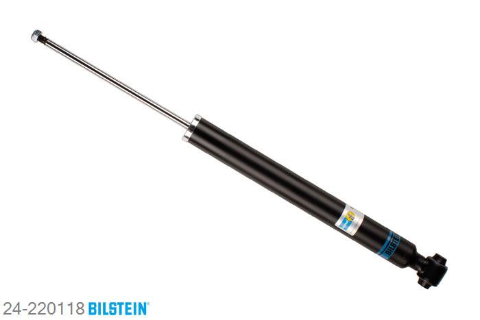 24-220118, Bilstein B4  Gas Schokdemper achteras, Mercedes A-CLASS (W176), "A 180,  A 180 CDI,  A 200,  A 200 CDI,A 220 CDI,  A 250", 06/2012-, with standard chassis, Standaard lengte, geschikt voor gebruik met verlagingsveren tot -30mm