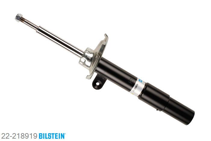 22-218919, Bilstein B4  Gas Schokdemper vooras links, BMW 7 (E65, E66), "3.0,  730 d,  730 i,Li,  730 Ld,  735 i,Li,735i,  740 i,Li,  745 i,Li,  750 i,Li,  760,760 i,Li", 01/2003-, with sports suspension, Standaard lengte, geschikt voor gebruik met verlagingsveren tot -30mm