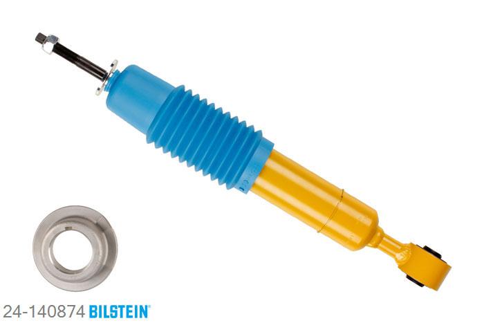 24-140874, Bilstein B6  4600 Schokdemper vooras, Nissan PATHFINDER (R51), 2.5 DCi,  2.5 dCi 4WD,  3.0 dCi,  4.0 4WD, 01/2005-, without electronic suspension control, mark: Europa, Standaard lengte, geschikt voor gebruik met verlagingsveren tot -40mm