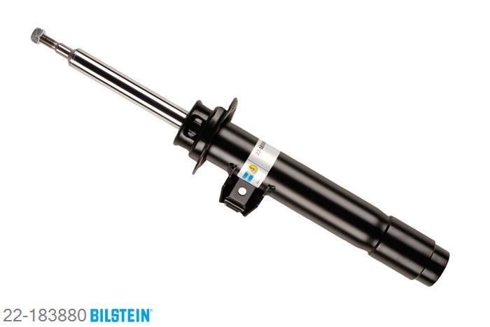 22-183880, Bilstein B4  Gas Schokdemper vooras rechts, BMW X1 (E84), "sDrive 16 d,  sDrive18d,  sDrive18i,sDrive20d,  sDrive20i", 09/2011-, Standaard lengte, geschikt voor gebruik met verlagingsveren tot -30mm