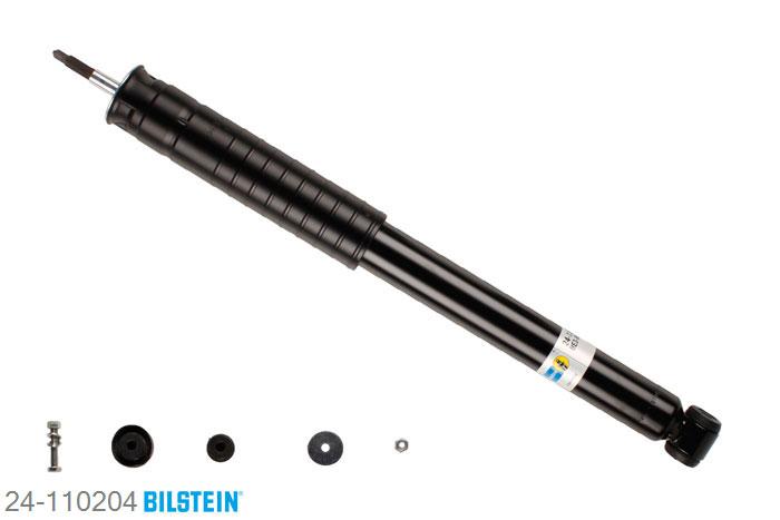 24-110204, Bilstein B4  Gas Schokdemper achteras, Mercedes B-CLASS (W245), "B 150,  B 160,  B 170,  B 170 NGT,  B 180,B 180 CDI,  B 180 NGT,  B 200,  B 200 CDI,B 200 TURBO", 03/2005-11/2011, with standard chassis, Standaard lengte, geschikt voor gebruik met verlagingsveren tot -30mm