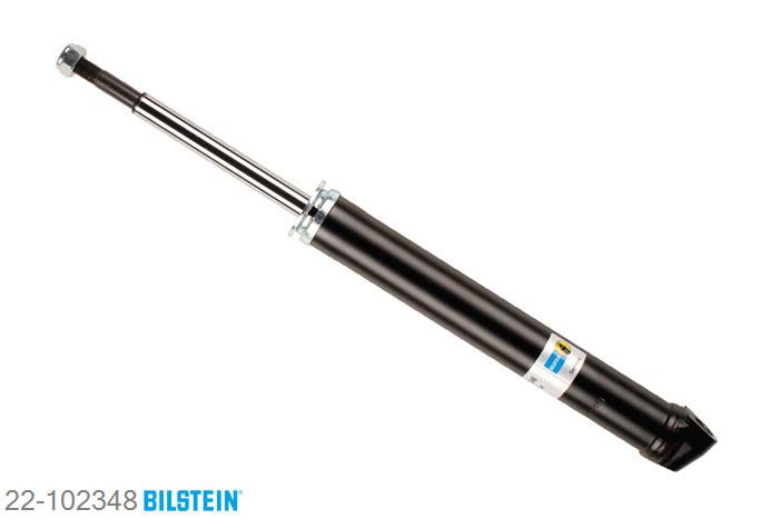 22-102348, Bilstein B4  Gas Schokdemper vooras, Smart CABRIO, 0.6, 03/2000-01/2004, with leaf-spring suspension, Standaard lengte, geschikt voor gebruik met verlagingsveren tot -30mm